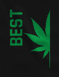 Best Buds Gift for Weed Lovers - Funny Cannabis Leaf Matching Hoodies Set 