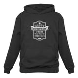 Thumbnail Happy Father's Day From Your Favorite Child Hoodie Black 2