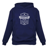 Thumbnail Happy Father's Day From Your Favorite Child Hoodie Blue 1