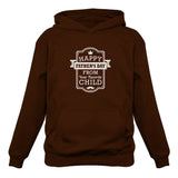 Thumbnail Happy Father's Day From Your Favorite Child Hoodie Brown 7