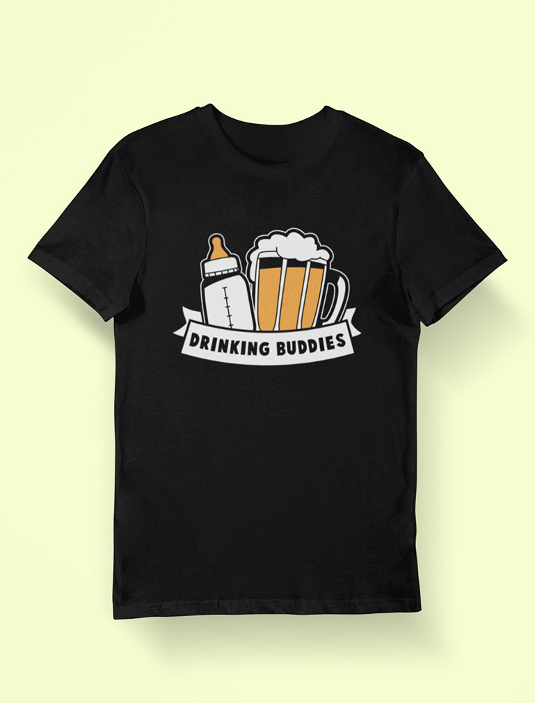 Drinking Buddies T-Shirt - Navy 7