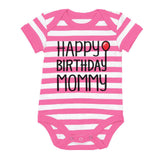 Thumbnail Happy Birthday Mommy Baby Bodysuit pink/white 6