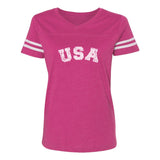 USA Women Football Jersey T-Shirt 