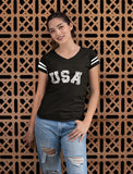 USA Women Football Jersey T-Shirt 