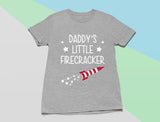 Thumbnail Daddy's little Firecracker! Toddler Kids T-Shirt Gray 8