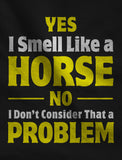 Thumbnail Yes I Smell Like a Horse No Problem Women Hoodie Gray 5