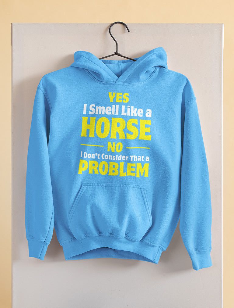 Yes I Smell Like a Horse No Problem Women Hoodie - Gray 7