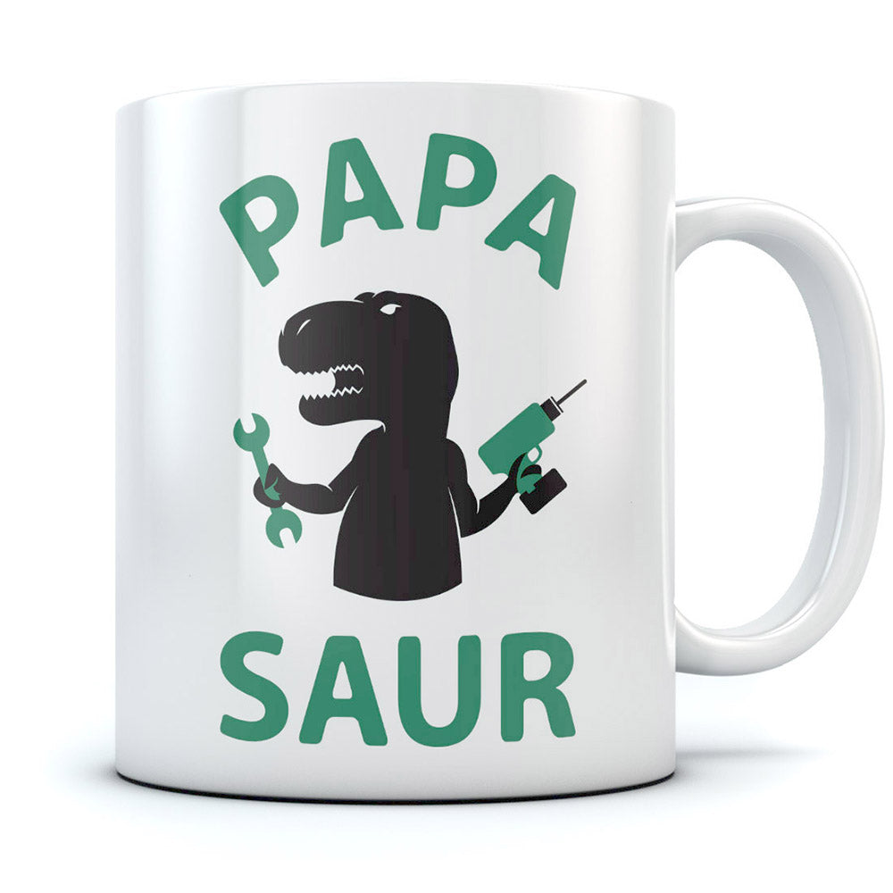 Papa Saur Coffee Mug - White 1
