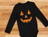 Thumbnail Cute Little Pumpkin Outfit Halloween Infant Jack O' Lantern Baby Bodysuit  2