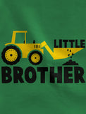 Thumbnail Little Brother Tractor Baby Boy Onesie gray/white 7