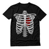 Skeleton Rib Cage Xray T-Shirt 
