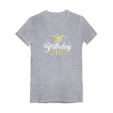 Thumbnail Birthday Girl Toddler Kids Girls' Fitted T-Shirt Gray 5