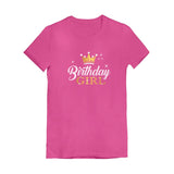 Birthday Girl Toddler Kids Girls' Fitted T-Shirt 