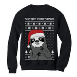 Funny Slothy Christmas Ugly Christmas Women Sweatshirt 