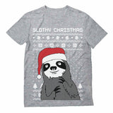 Funny Slothy Christmas Ugly Christmas T-Shirt 