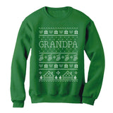 Thumbnail Grandpa Ugly Christmas Sweater Sweatshirt Green 1