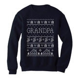 Thumbnail Grandpa Ugly Christmas Sweater Sweatshirt Navy 5