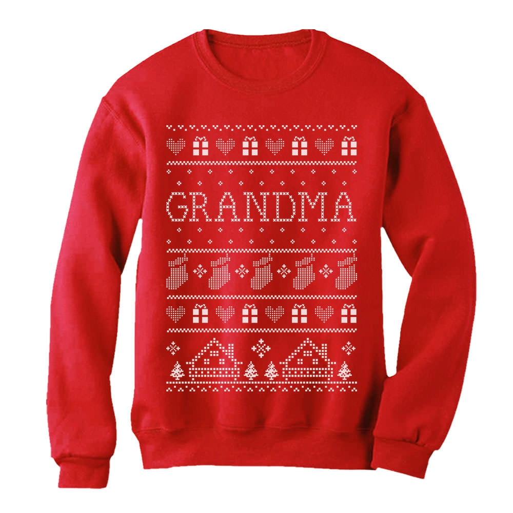 Grandma Ugly Christmas Sweater Women Sweatshirt 