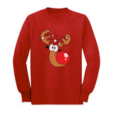 Cute Reindeer Lights Christmas Toddler Long sleeve T-Shirt 