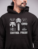 Video Game Control Freak Gamer Hoodie 