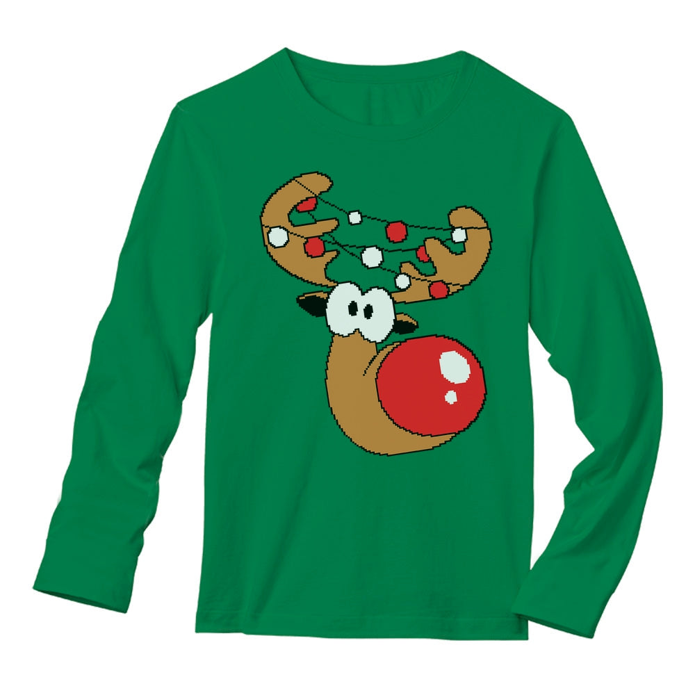 Reindeer Lights Christmas Long Sleeve T-Shirt – Tstars