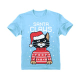 Santa Claws Ugly Christmas Sweater Youth Kids T-Shirt 