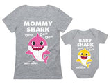 Matching Baby Shark Shirts for Mommy Baby Set For Mother and Baby Outfits Gift 