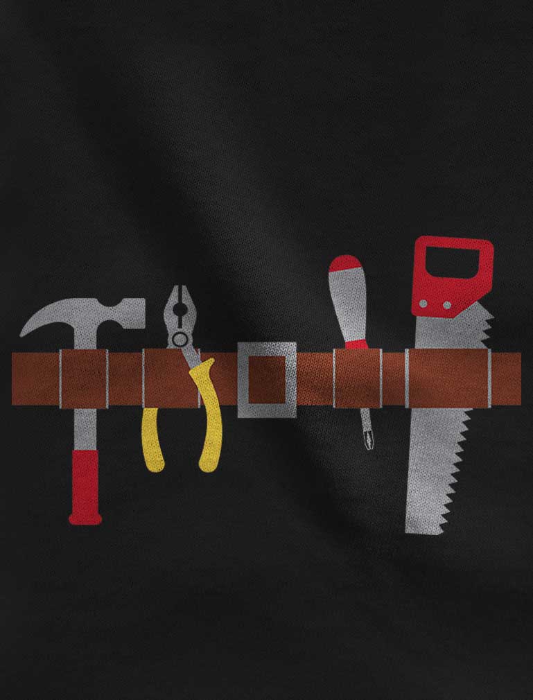 Handyman's Tool Belt Halloween Costume Kids T-shirt - Navy 6