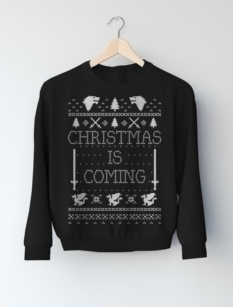 Christmas Is Coming Ugly Christmas Sweatshirt - Green 6