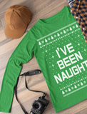Thumbnail I'm On The Naughty List Ugly Christmas Long Sleeve T-Shirt Gray 6