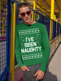 Thumbnail I'm On The Naughty List Ugly Christmas Long Sleeve T-Shirt Gray 5