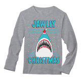 Thumbnail Jawlly Christmas Ugly Christmas Long Sleeve T-Shirt Gray 5