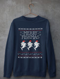 Merry Fishmas Ugly Christmas Sweatshirt 