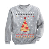 Pizza Ugly Christmas Youth Kids Sweatshirt 