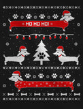 Funny Dachshund Ugly Christmas Women Sweatshirt 