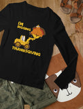 Thumbnail I'm Digging Thanksgiving Toddler Kids Long sleeve T-Shirt Red 5