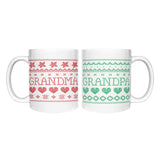 Grandma & Grandpa Matching Christmas Grandparents Coffee Mugs Gift Set –  Tstars