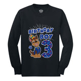 Official Paw Patrol Chase Boys 3rd Birthday Toddler Kids Long sleeve T-Shirt 