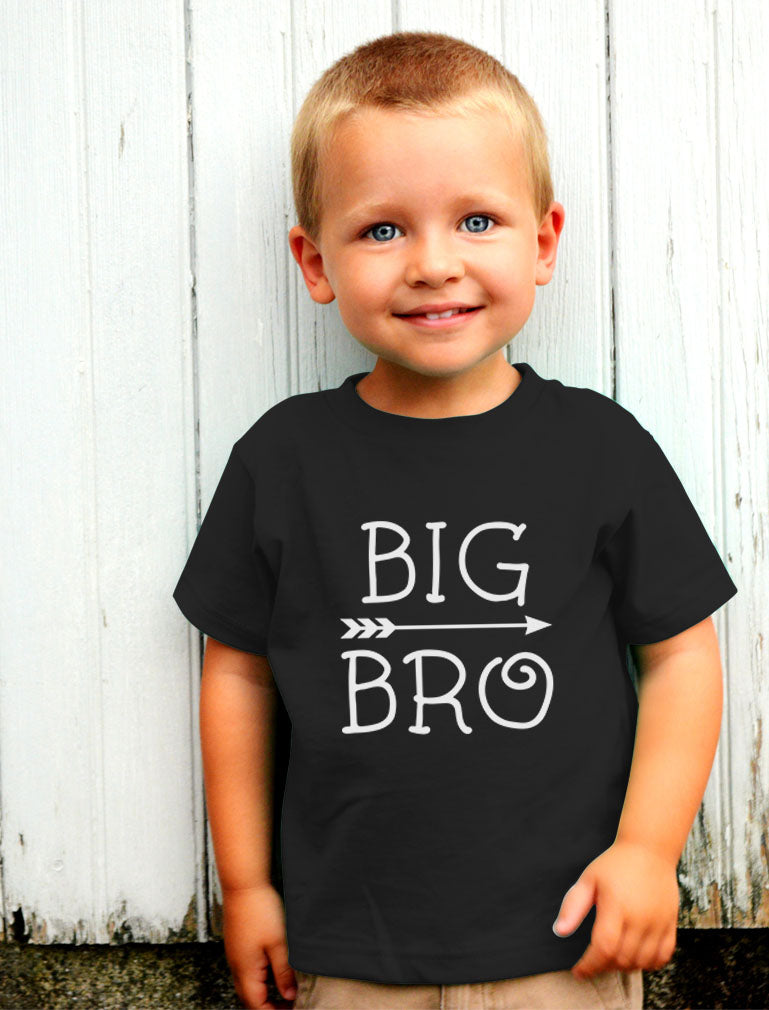 Big Bro Little Bro Shirts Big Brother Little Brother Boys Matching Outfits - Big bro Dark Gray / Lil bro gray/white 6