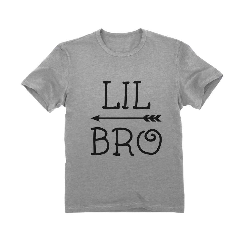 Little Brother Shirt for Boys Baby Announcement Baby Boy Infant Kids T-Shirt - Gray 1
