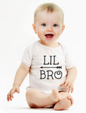 Thumbnail Little Brother Shirt for Boys Baby Announcement Baby Boy Baby Bodysuit gray/white 8