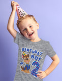 Official Paw Patrol Chase Boys 2nd Birthday Toddler Kids T-Shirt 