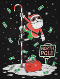 Thumbnail Santa North Pole Funny Ugly Christmas Women Tank Top Black 3