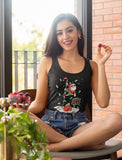 Santa North Pole Funny Ugly Christmas Women Tank Top 