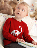 Love Dinosaur Heart Valentine's Day Gift Toddler Kids Sweatshirt 