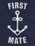 Thumbnail Captain & First Mate Shirt & Bodysuit for Dads & Babies Navy 5