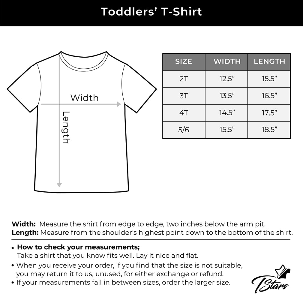 Toddler Kids T-Shirt - Red 6