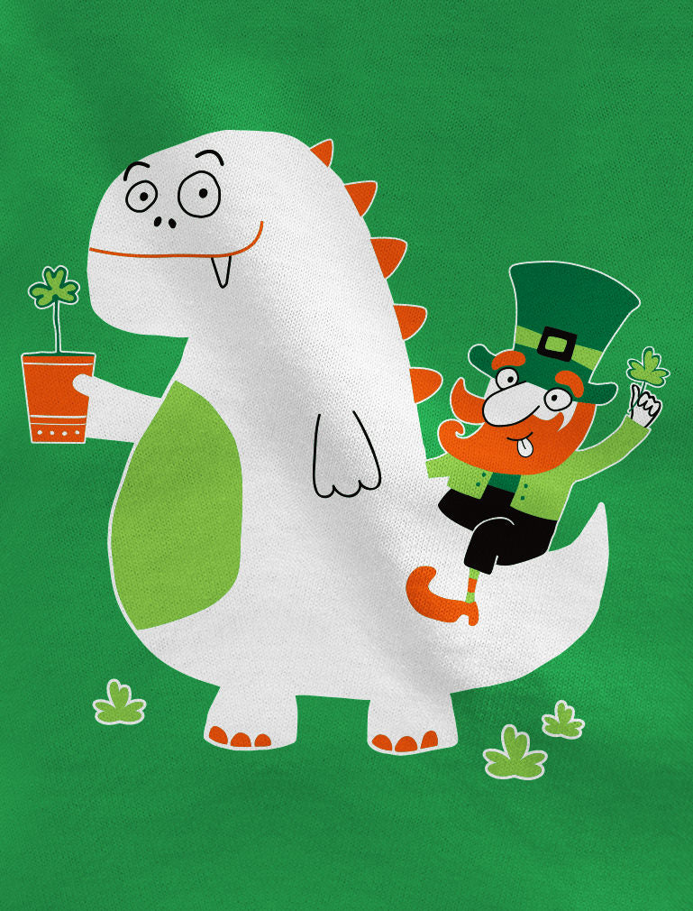 St. Patrick's Day Leprechaun Dragon Beer Toddler Kids T-Shirt - Navy 10