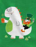 Thumbnail St. Patrick's Day Leprechaun Dragon Beer Toddler Kids T-Shirt Navy 10