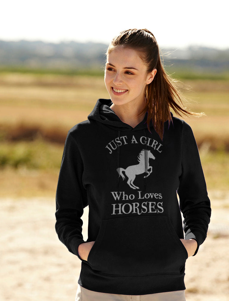 Just A Girl Who Love Horses Women Hoodie 